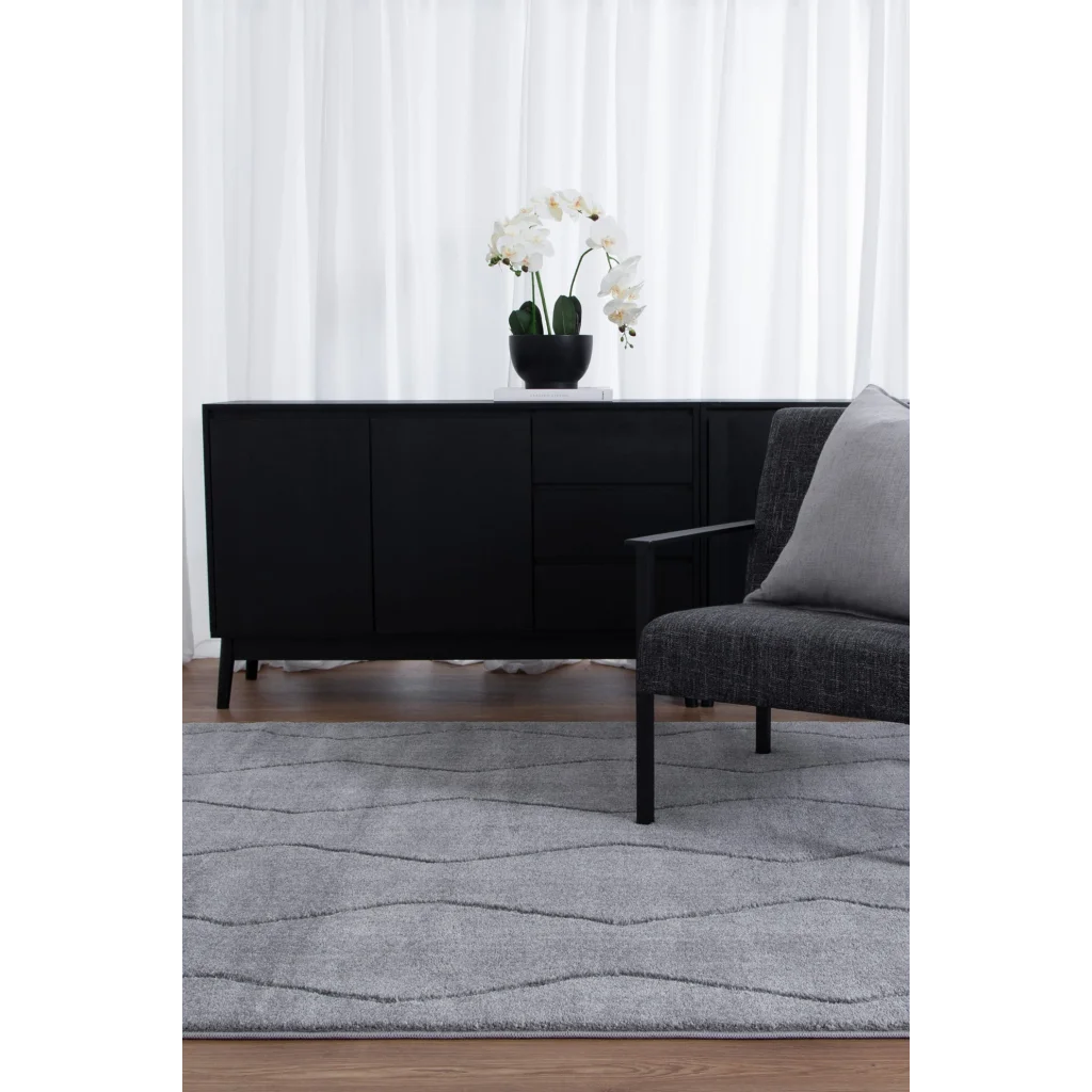 Denver Rug 018159A Grey Ivory 160x230 - Home & Garden