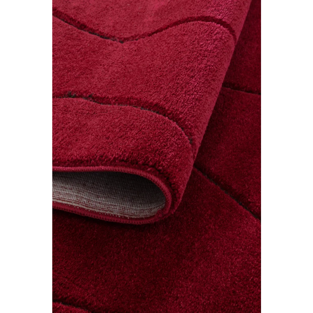 Denver Rug 018159A Red Antrasit 240x330 - Home & Garden