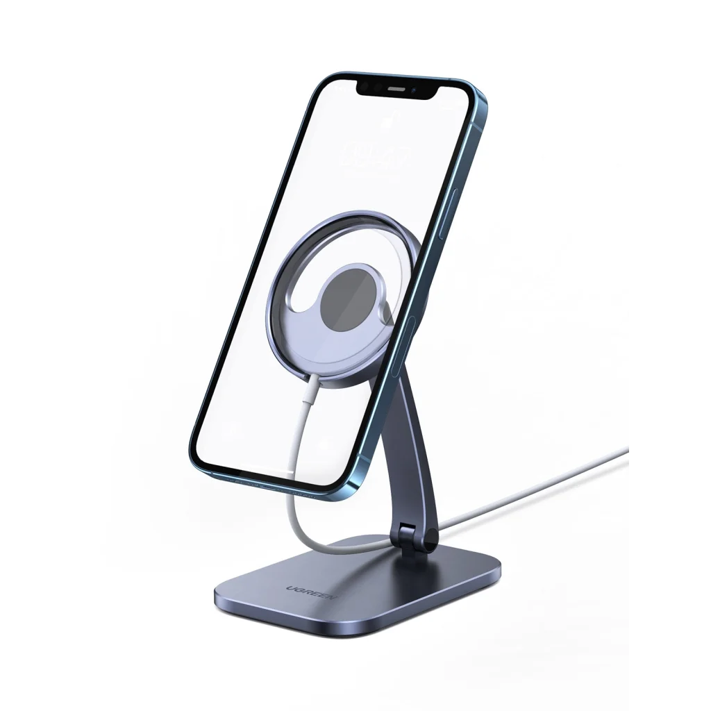Desk Adjustable and Foldable Aluminum MagSafe Charging