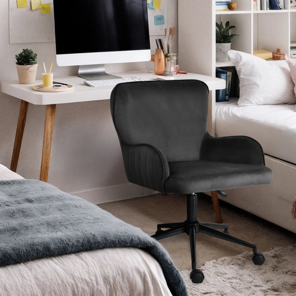 Desk Armchair - Home Office Swivel Chair Adjustable Height