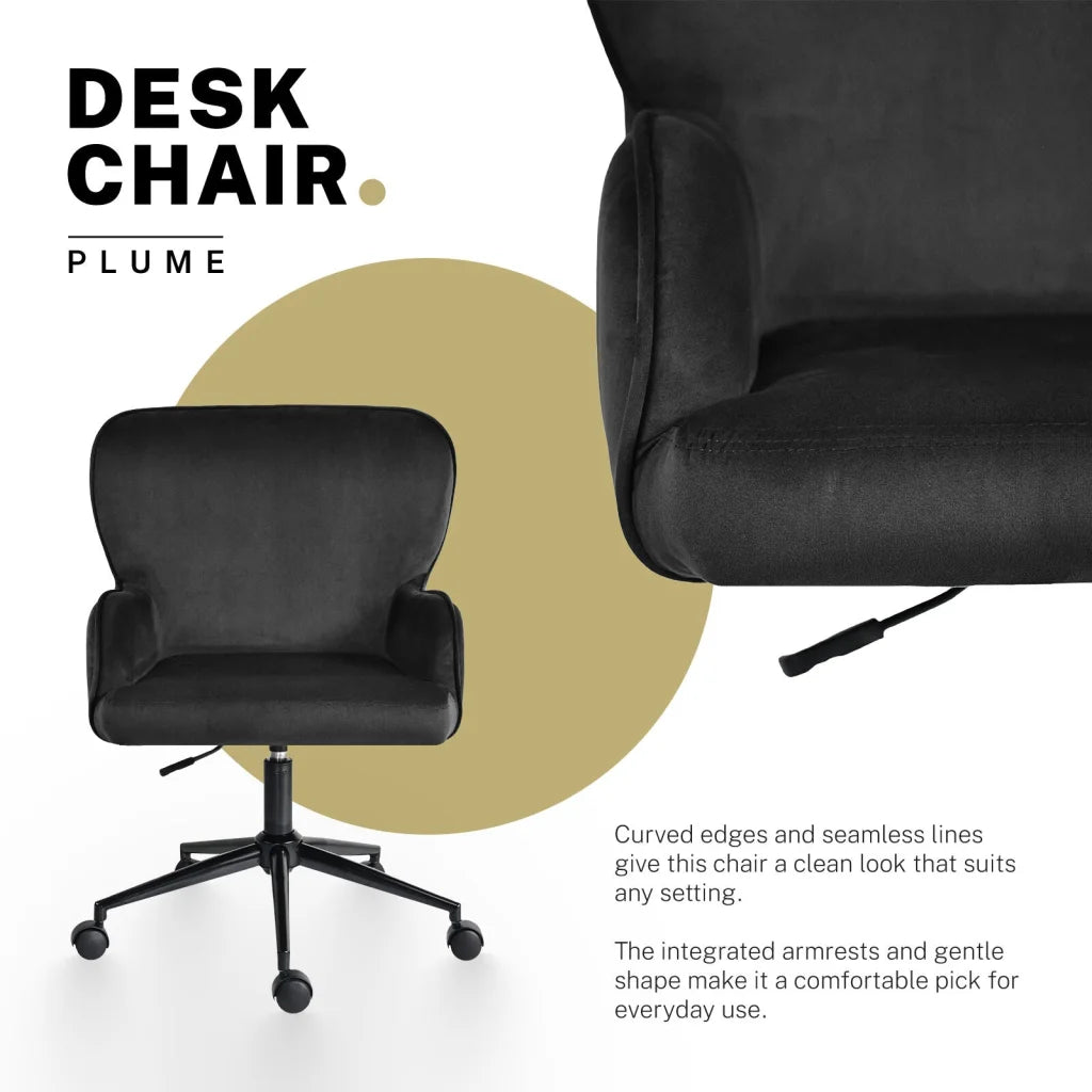 Desk Armchair - Home Office Swivel Chair Adjustable Height