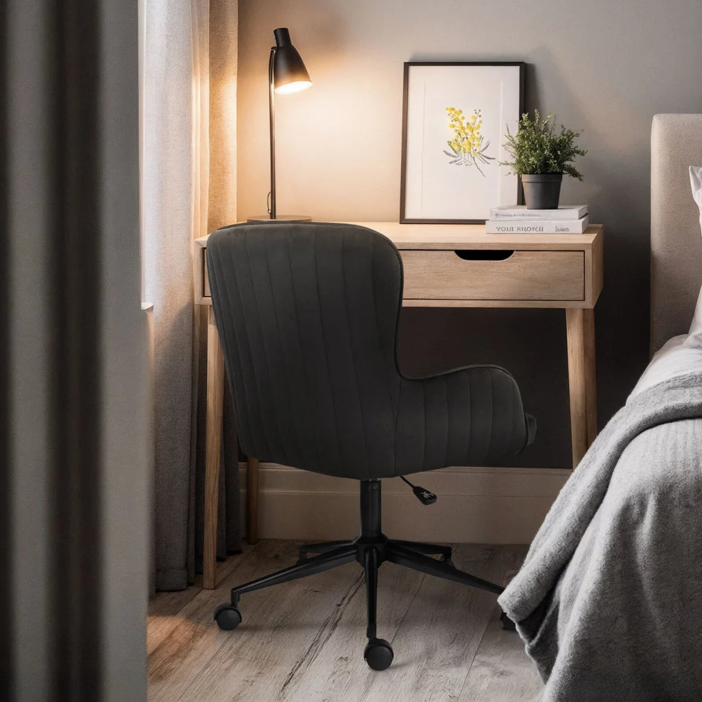 Desk Armchair - Home Office Swivel Chair Adjustable Height