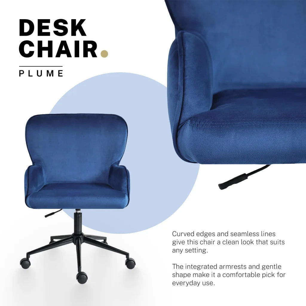 Desk Armchair - Home Office Swivel Chair Adjustable Height