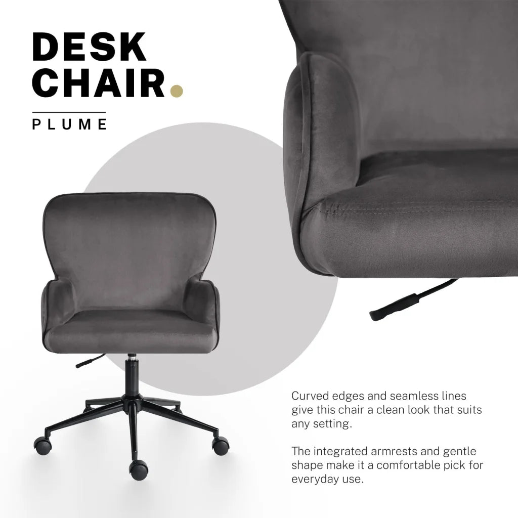 Desk Armchair - Home Office Swivel Chair Adjustable Height