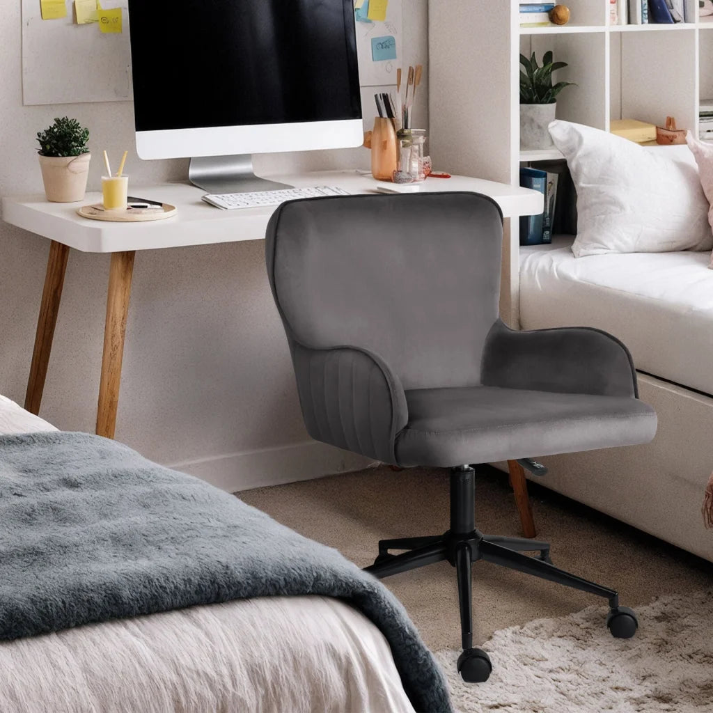 Desk Armchair - Home Office Swivel Chair Adjustable Height