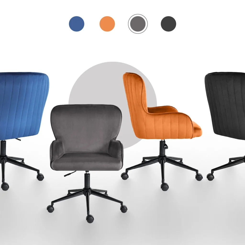 Desk Armchair - Home Office Swivel Chair Adjustable Height