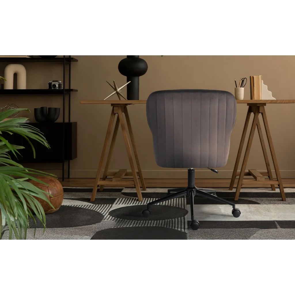 Desk Armchair - Home Office Swivel Chair Adjustable Height