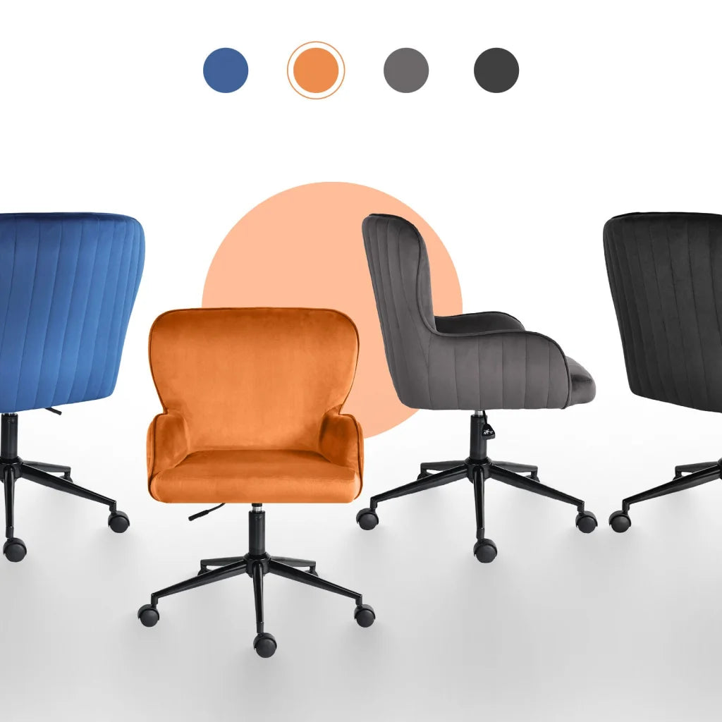 Desk Armchair - Home Office Swivel Chair Adjustable Height