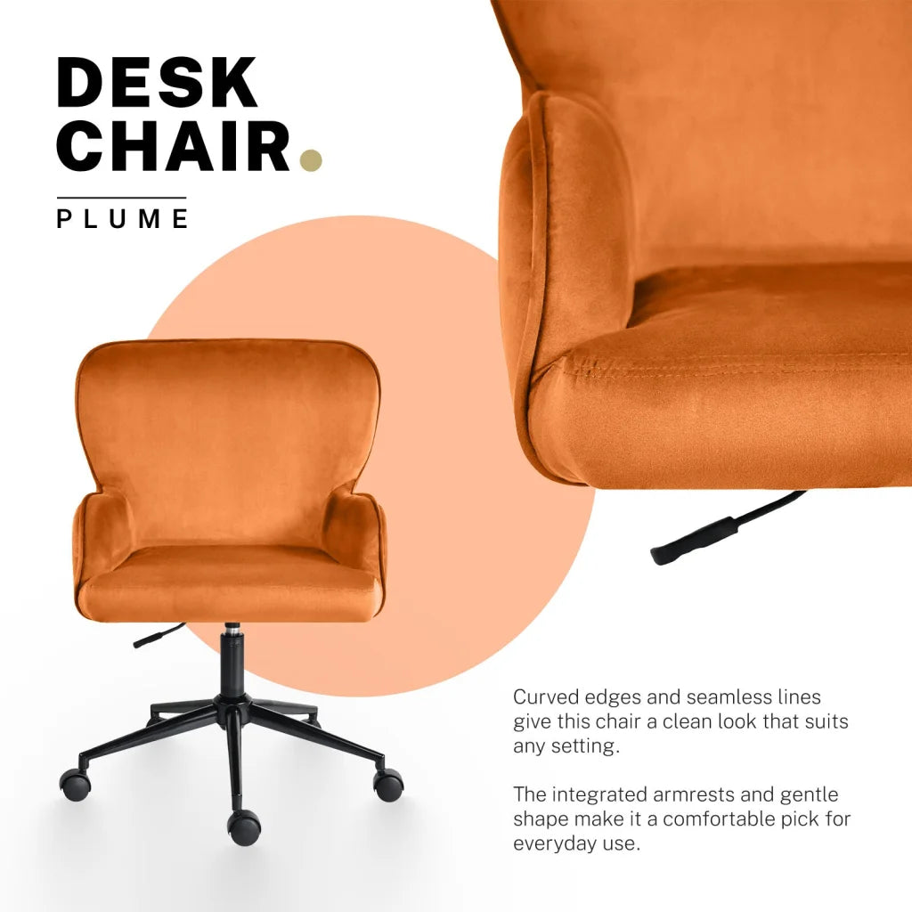 Desk Armchair - Home Office Swivel Chair Adjustable Height