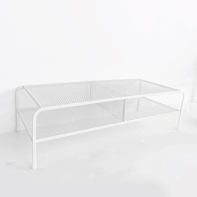 Desk Organizer Bracket for Elevated Computer Monitor