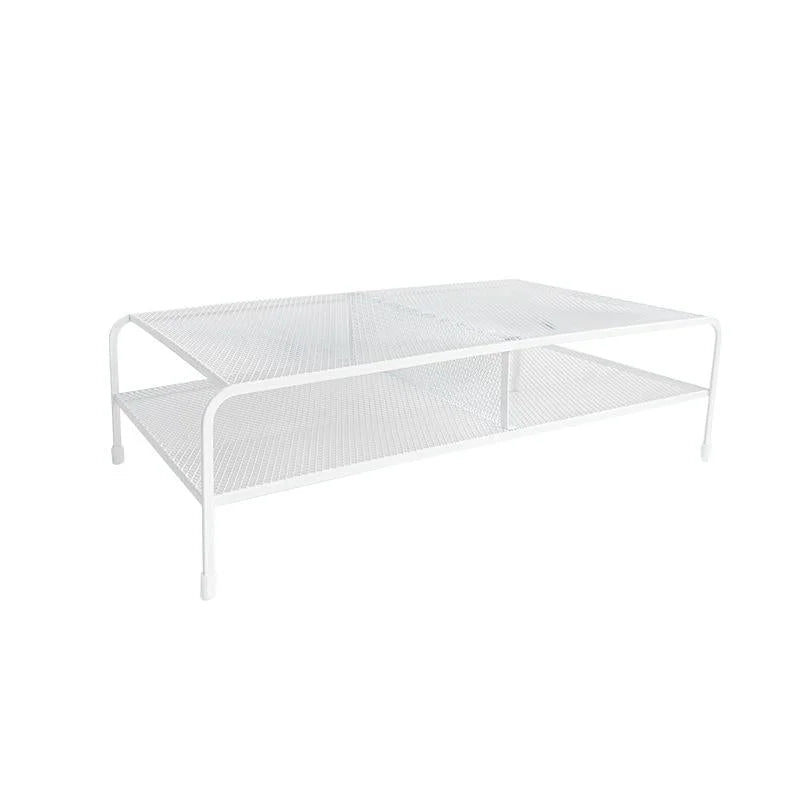 Desk Organizer Bracket for Elevated Computer Monitor