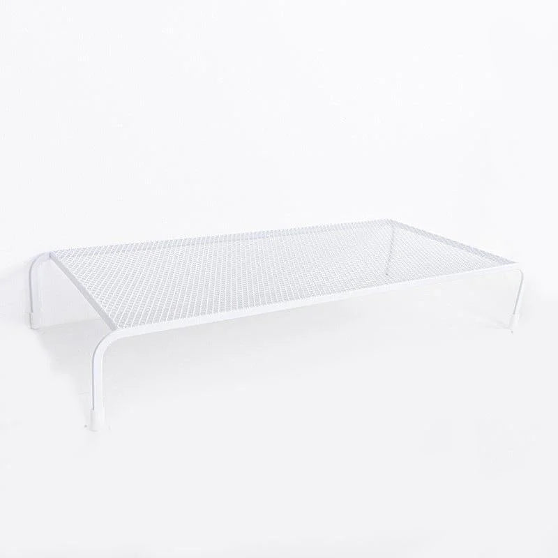 Desk Organizer Bracket for Elevated Computer Monitor