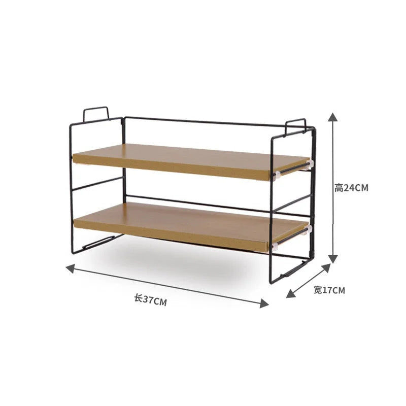 Desktop Storage Rack Bookshelf Office - Furniture
