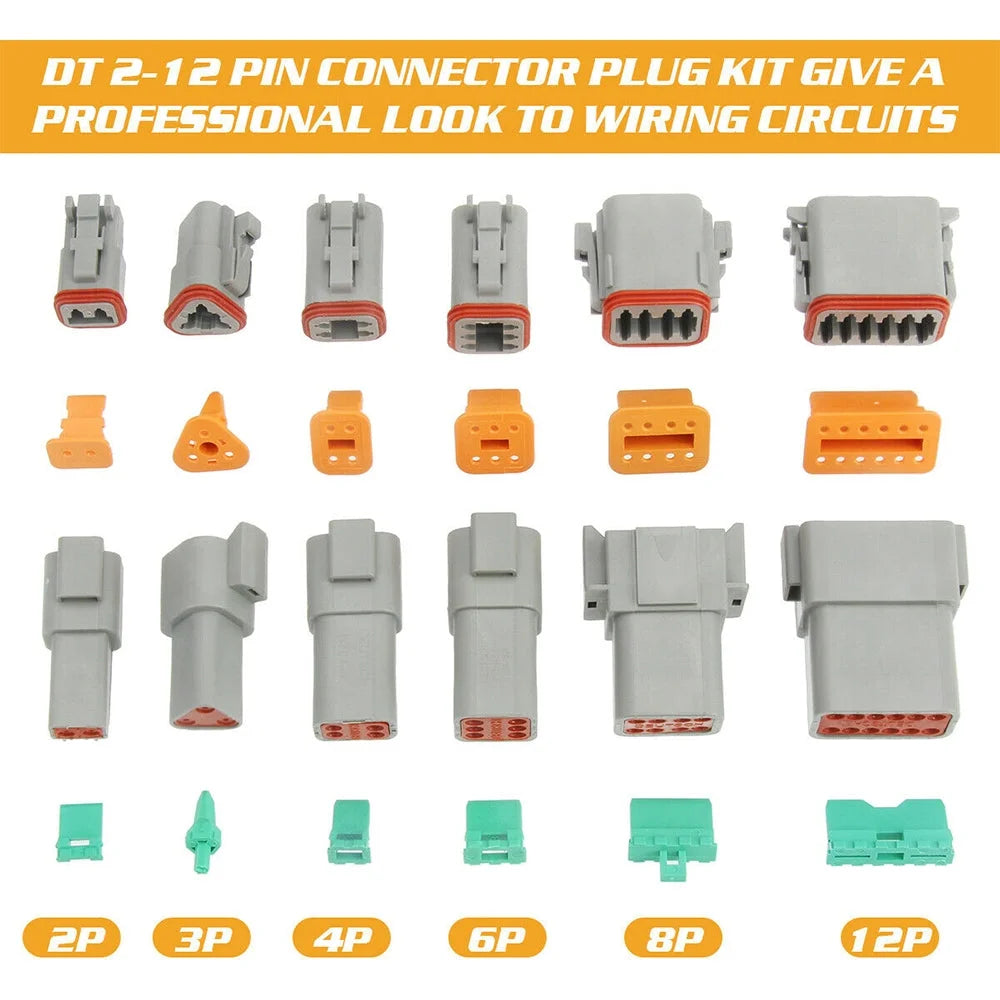 Deutsch DT Connector Plug Kit 600PCS with Genuine Crimp