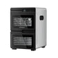 Trays food dehydrator with dual zone fruit jerky