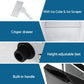 Black 122l mini bar fridge for chilled drinks and small kitchen storage