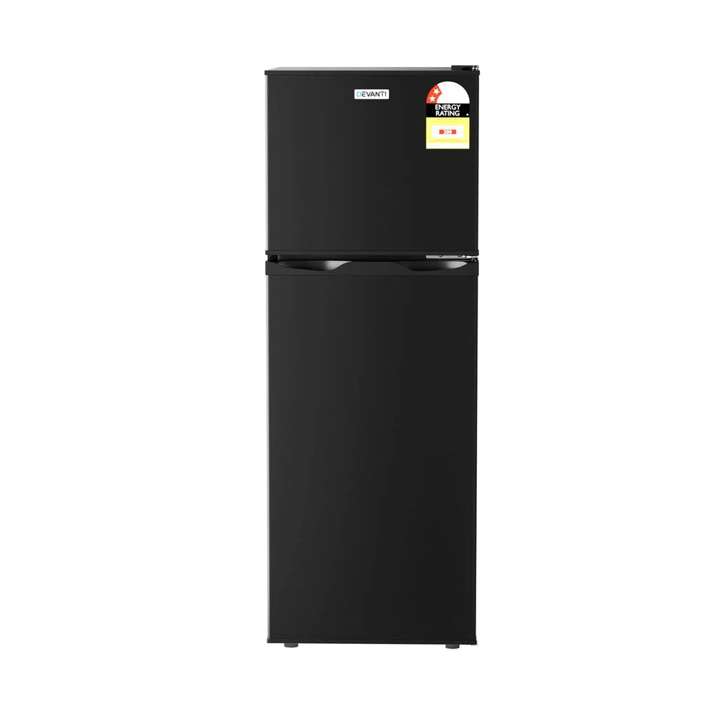 Black 122l mini bar fridge for compact drinks storage in workspaces