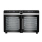 Dehydrator Dual Zone Stainless Steel Trays Food