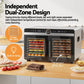 Trays Food Dehydrator Dual Zone Stainless Steel