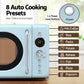 Devanti 20L Microwave Oven 800W Blue - Appliances > Kitchen