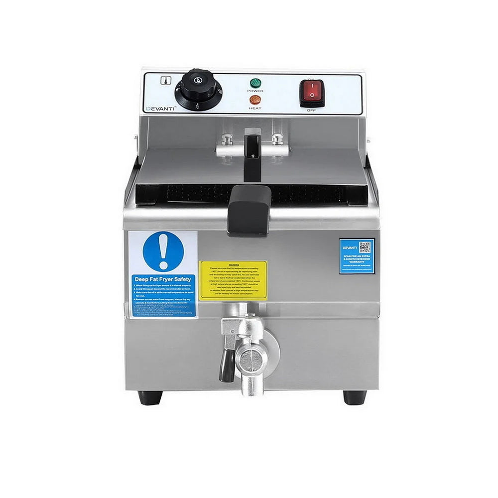 Devanti 3000W Electric Deep Fryer 10L