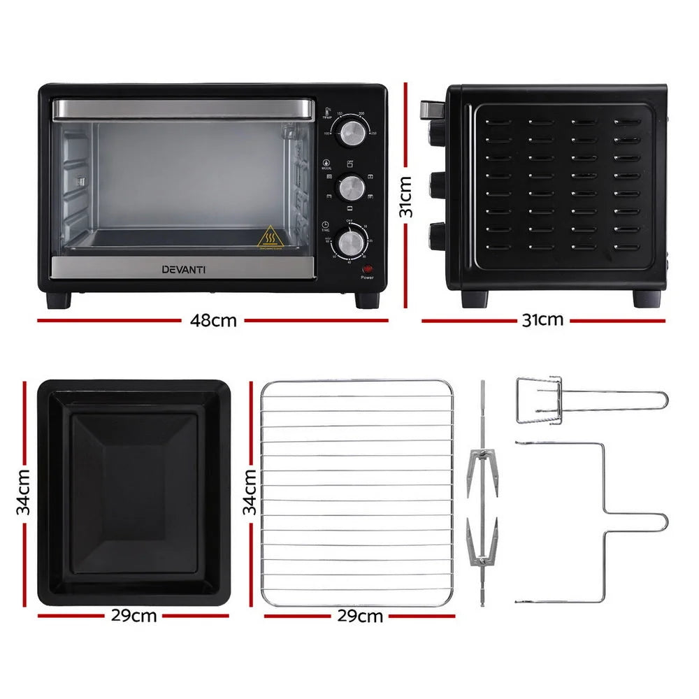 Convection oven electric with fryer ovens