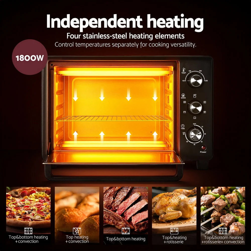 Convection oven electric with frame detail shown