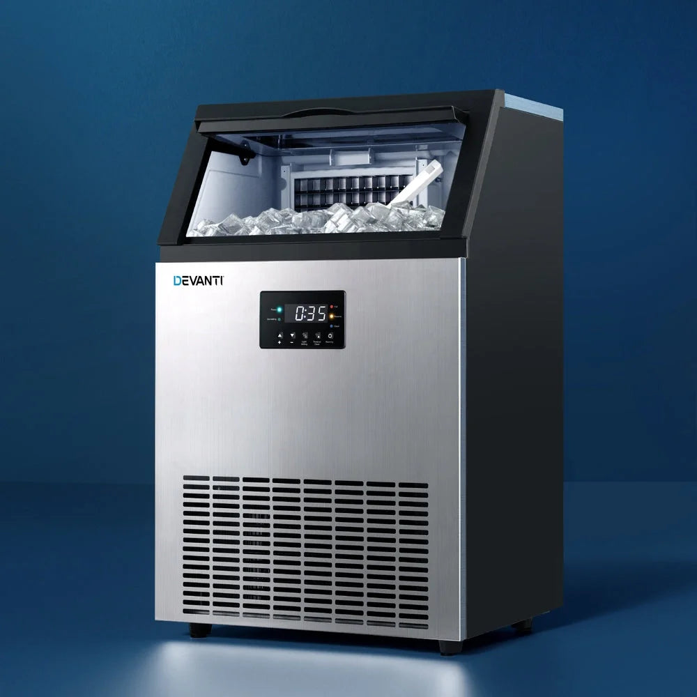 Devanti 45kg Ice Maker Commercial Machine - Appliances >