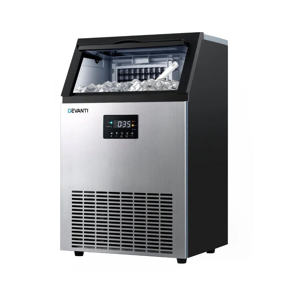 Devanti 45kg Ice Maker Commercial Machine - Appliances >