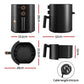 Air fryer knob with control appliances