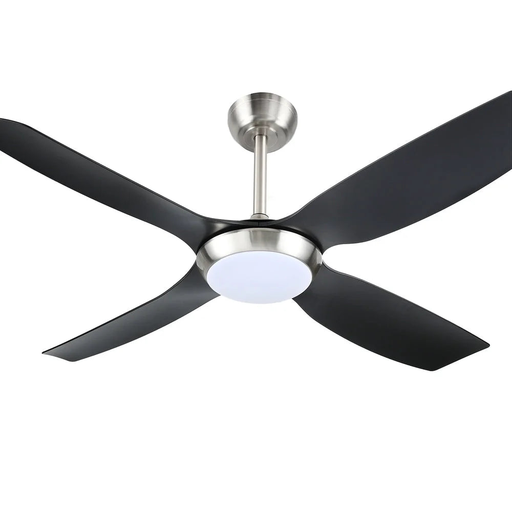 Devanti 52’’ Ceiling Fan DC Motor w/Light w/Remote Black