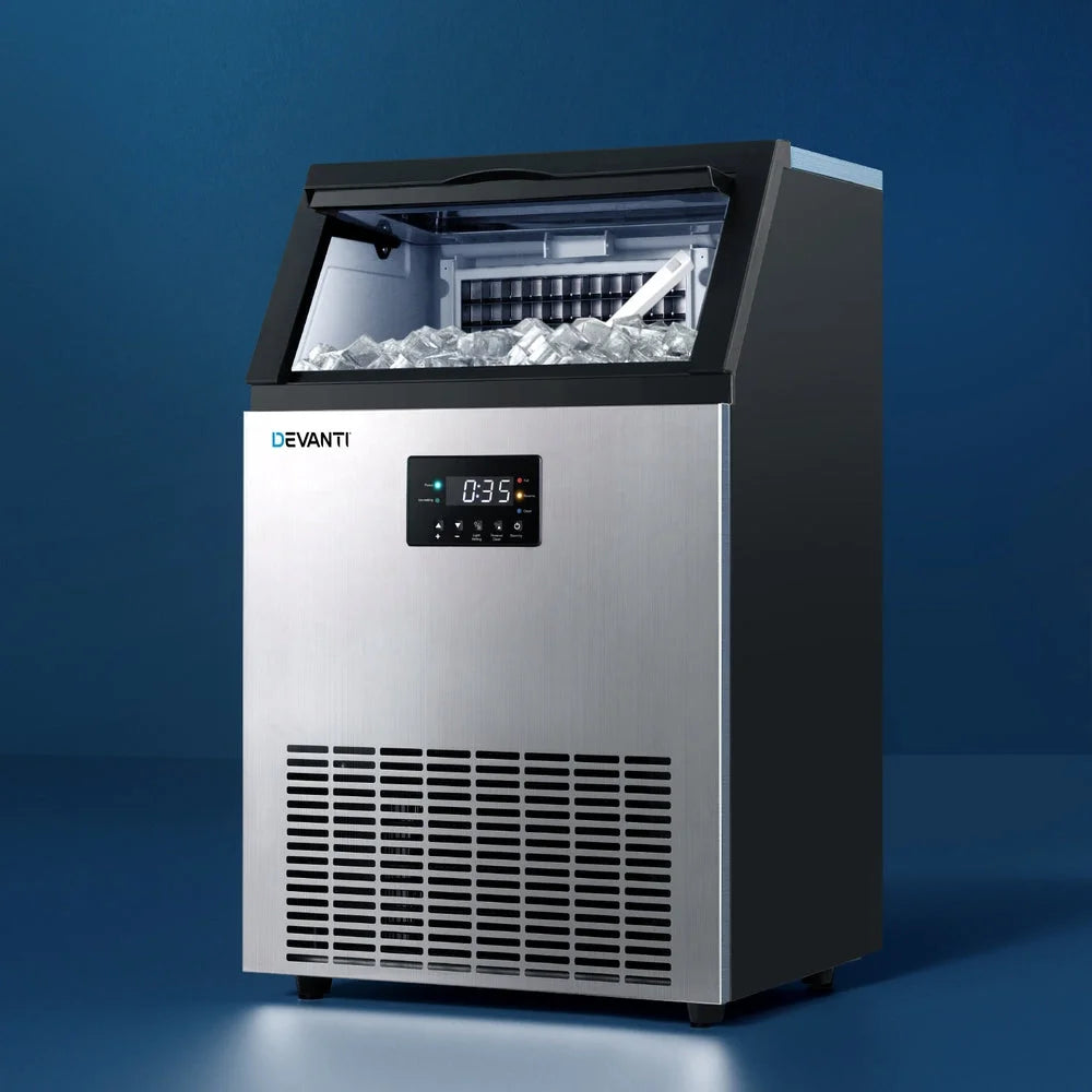 Devanti 60kg Ice Maker Commercial Machine - Appliances >
