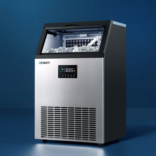 Devanti 60kg Ice Maker Commercial Machine - Appliances >