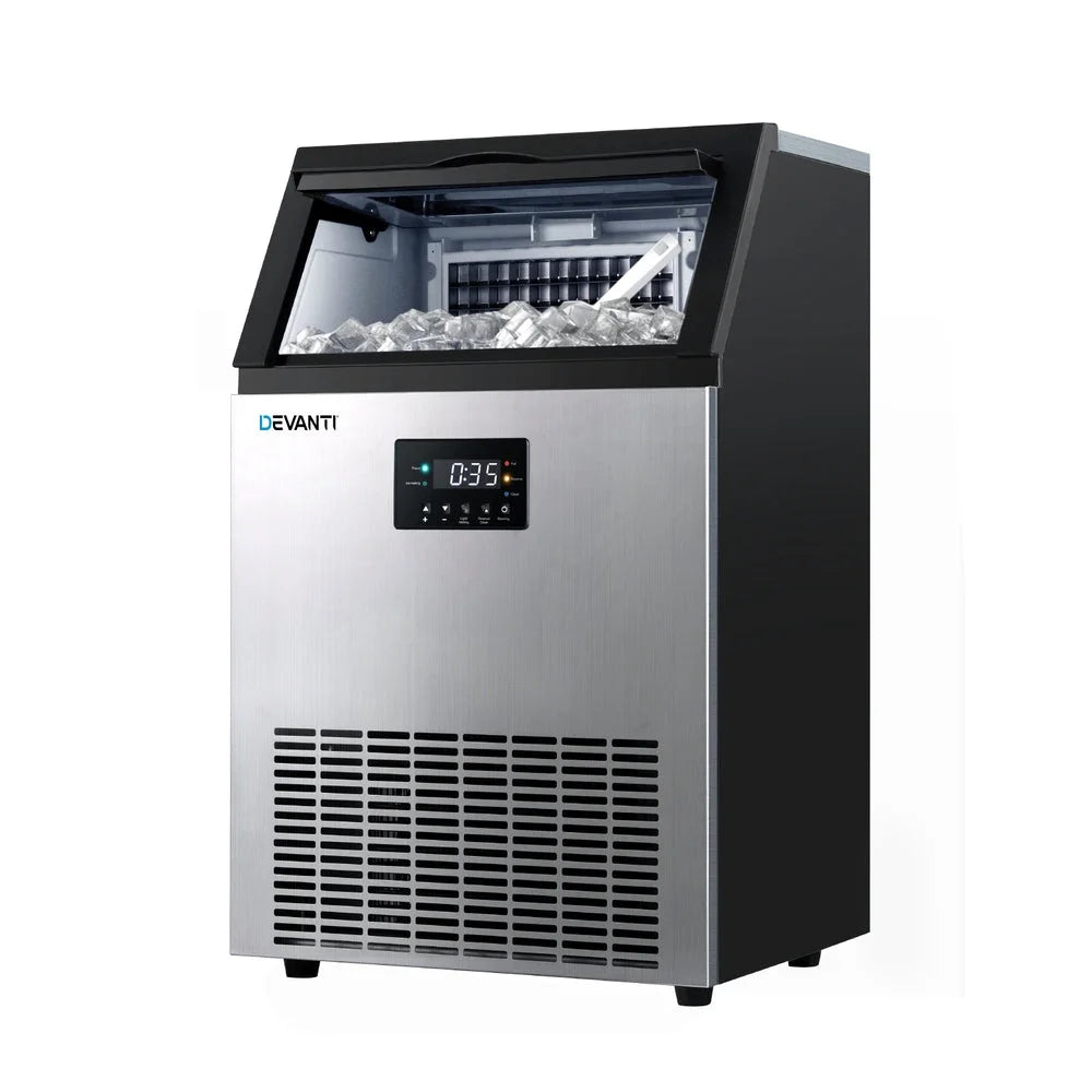 Devanti 60kg Ice Maker Commercial Machine - Appliances >