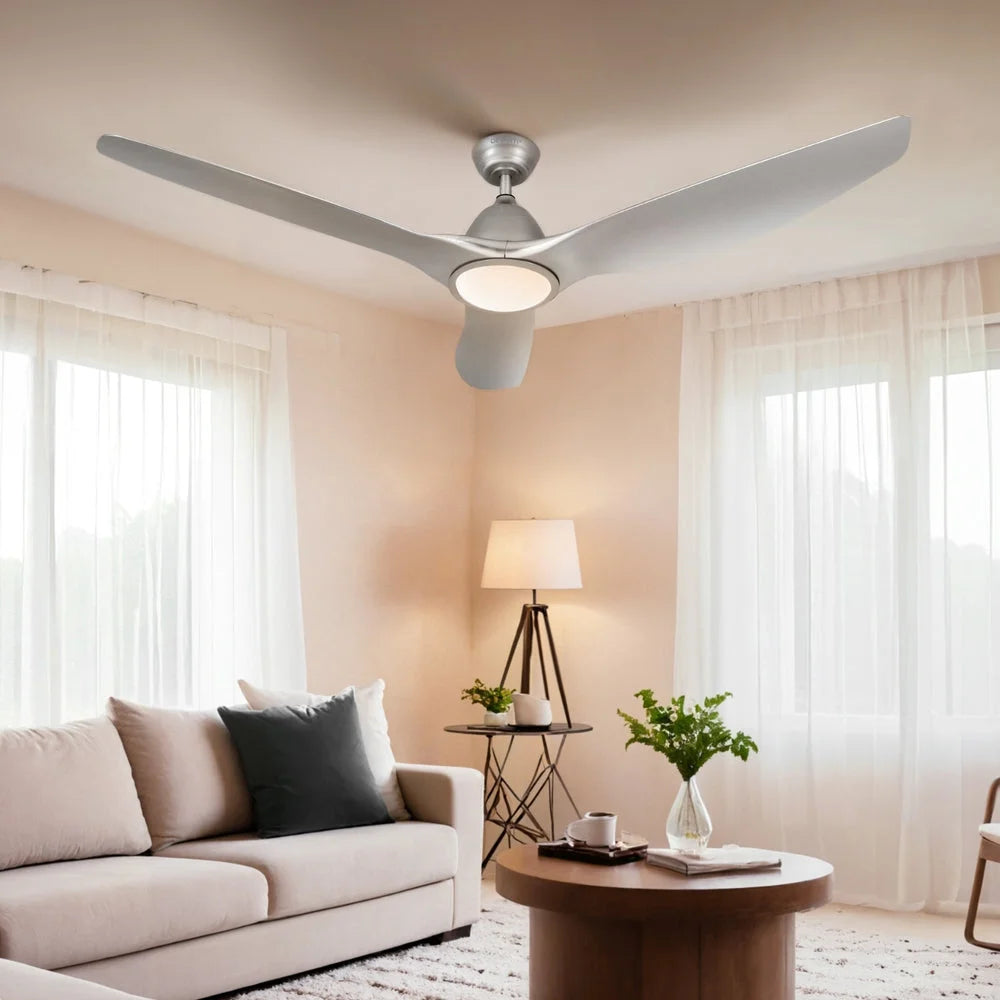 Devanti 64 Inch Ceiling Fan DC Motor w/Light w/Remote