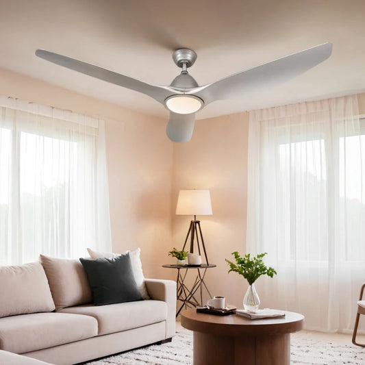 Devanti 64 Inch Ceiling Fan DC Motor w/Light w/Remote