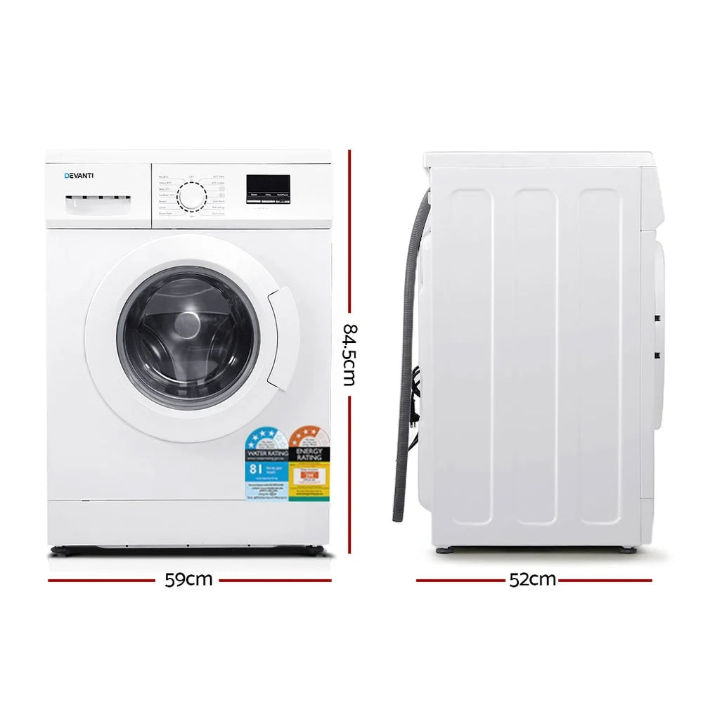 Devanti 8kg Front Load Washing Machine