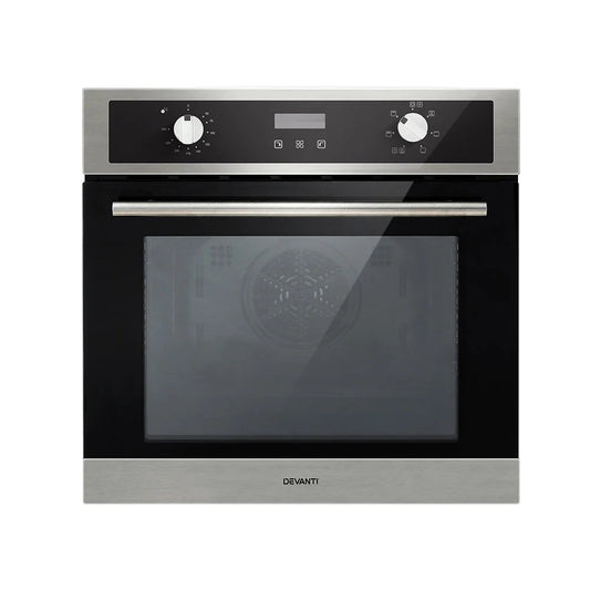 Devanti Electric Built In Wall Oven 80L Convection Grill