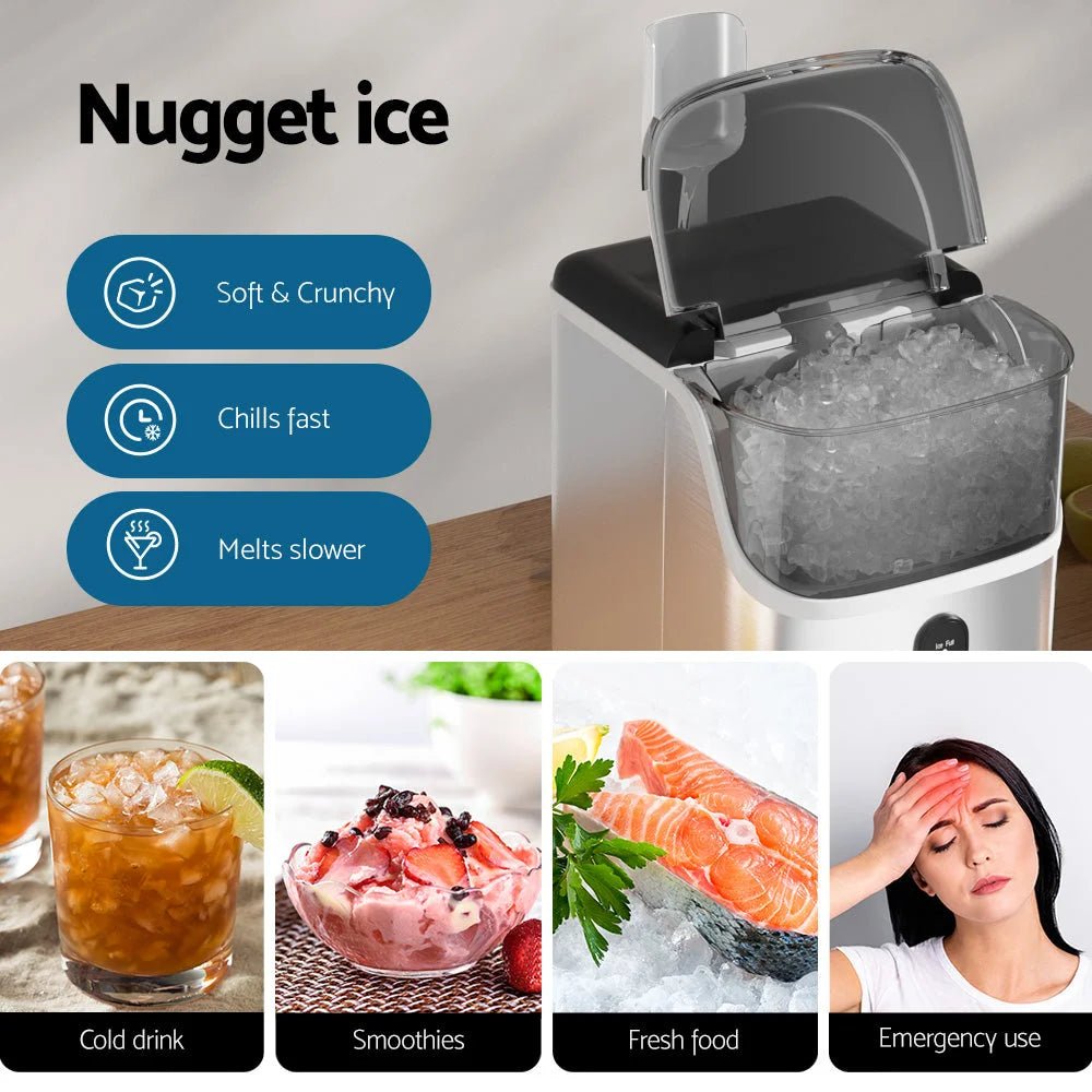 Devanti Ice Maker Machine 15kg Nugget
