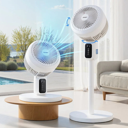 Devanti Pedestal Fan W/ Remote 3 Speed 12H Timer Height