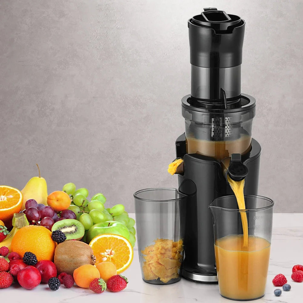 Devanti Slow Juicer Cold Press Fruit Juice Extractor 200W