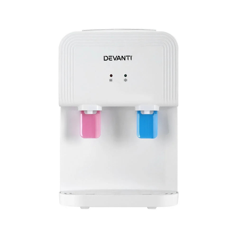 Devanti Water Cooler Dispenser Bench Top White - Appliances