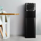 Black water cooler dispenser with bottom load