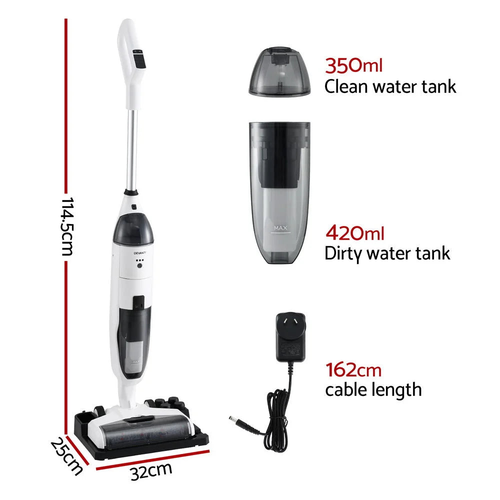 Devanti Wet Dry Stick Vacuum Cleaner 200W - Appliances >