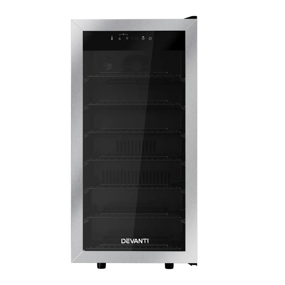 Devanti Wine Fridge Cooler 42 Bottles - Appliances >