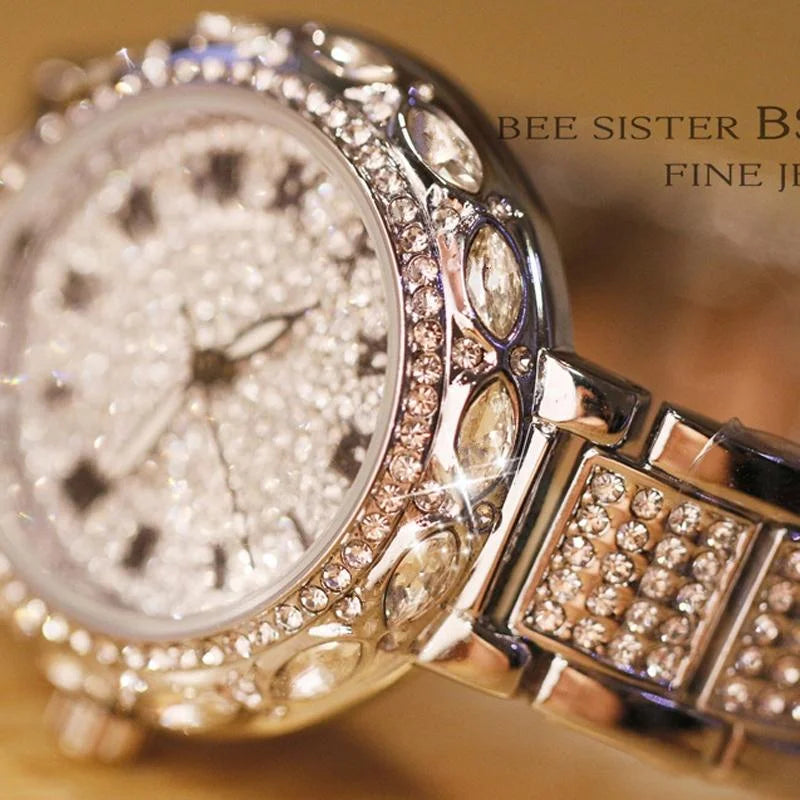 Diamond Chain Watch for Women - Elegant and Timeless - Rose
