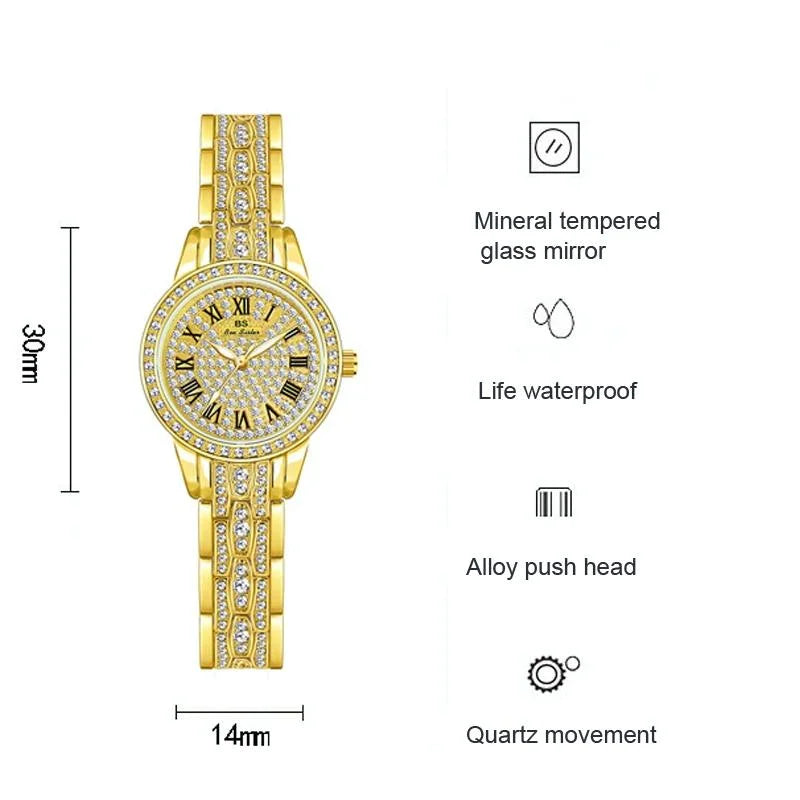 Diamond Chain Women Watch - Elegant and Stylish - Silver