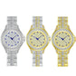 Diamond-inlaid Women Chain Watch - Elegant Jewelry - Silver