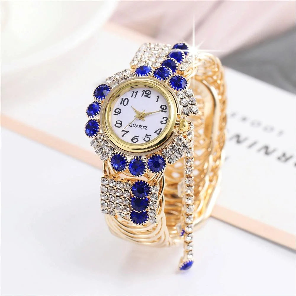 Diamond Pendant Quartz Bracelet Watch for Women - Wild