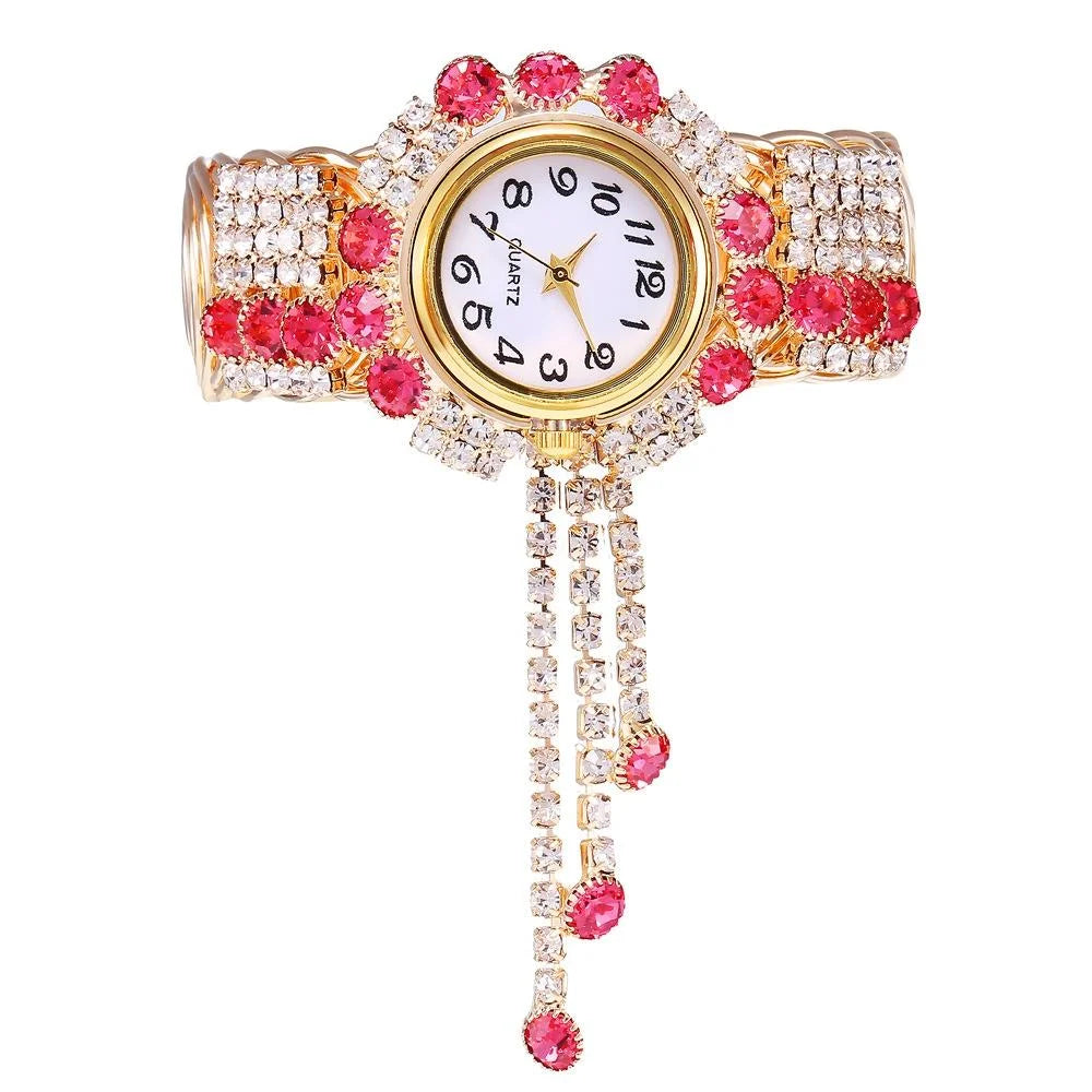 Diamond Pendant Quartz Bracelet Watch for Women - Wild